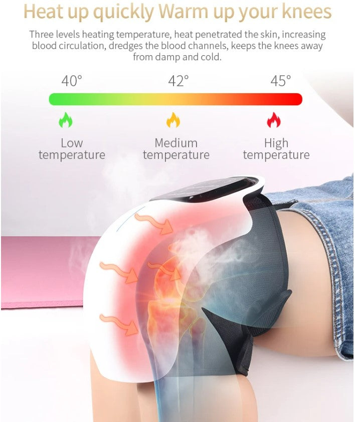 Knee Massager with Heat and Kneading for Pain Relief Rechargeable LED Display_5