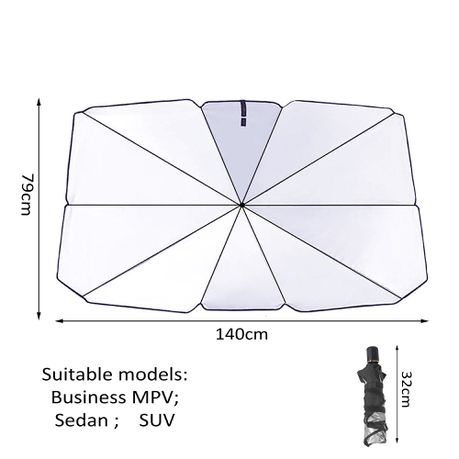 Car Windshield Sun Shade Foldable Umbrella_3