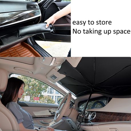 Car Windshield Sun Shade Foldable Umbrella_1